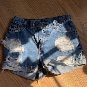 *2 for 50* VINTAGE LEVI'S HIGH WAISTED SHORTS